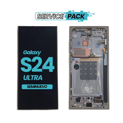Display Samsung S24 Ultra Seminuevo (S928B) Pantalla Original SERVICE PACK