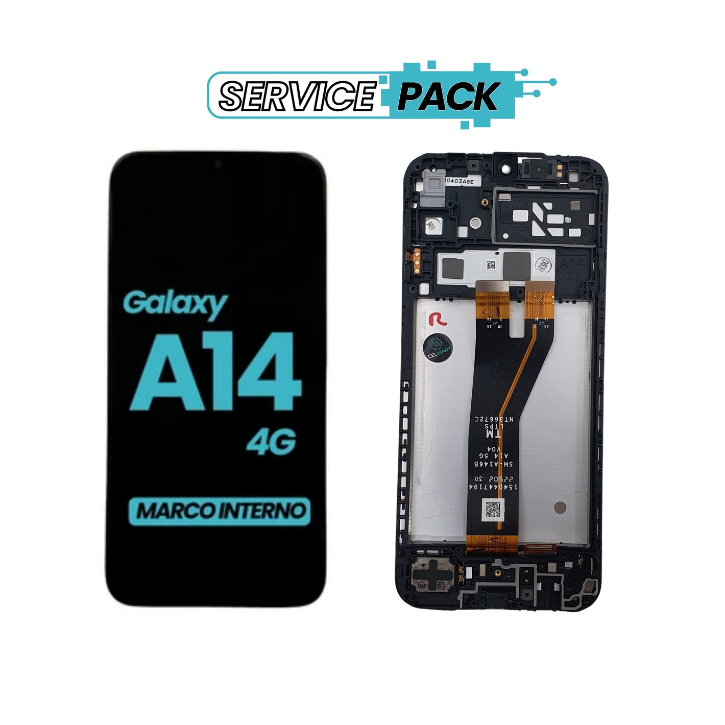 Display Samsung A14 4G (A145M) Pantalla Original SERVICE PACK Seminuevo A