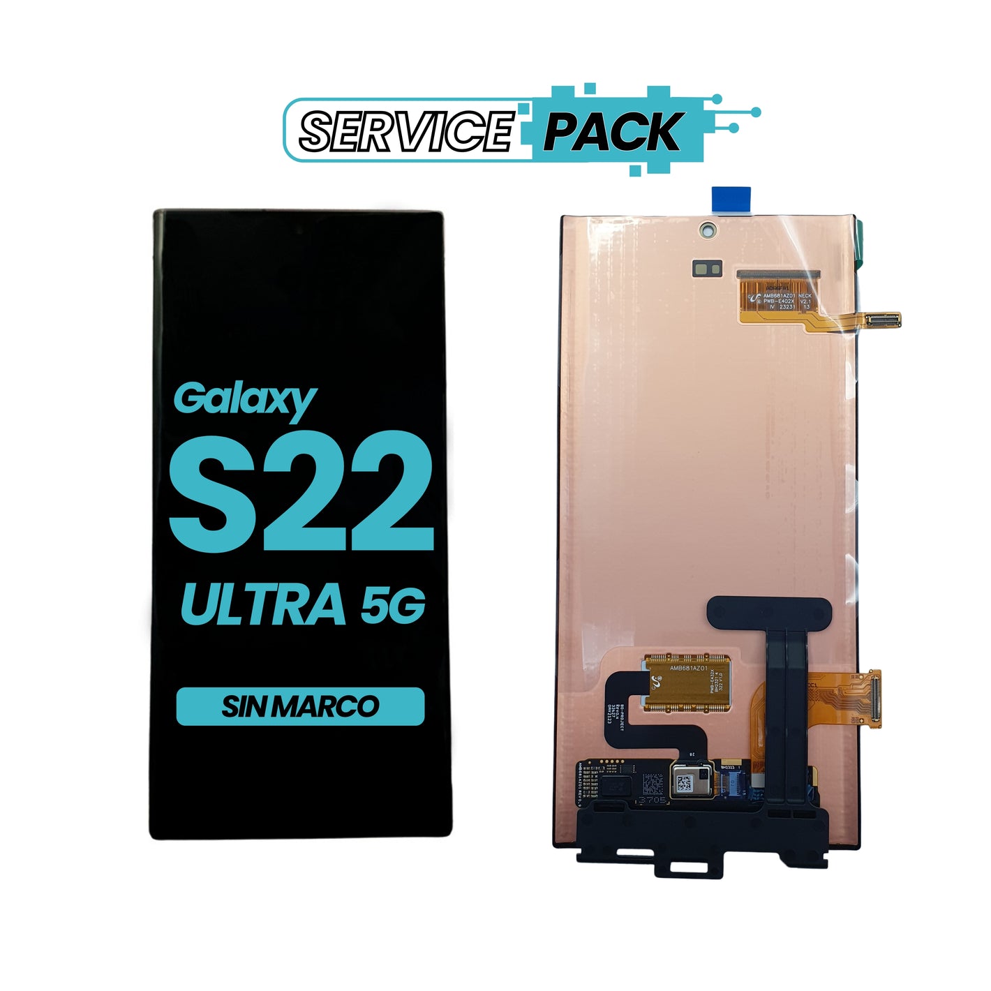 Display Samsung S22 Ultra (S908E) Pantalla Original SERVICE PACK