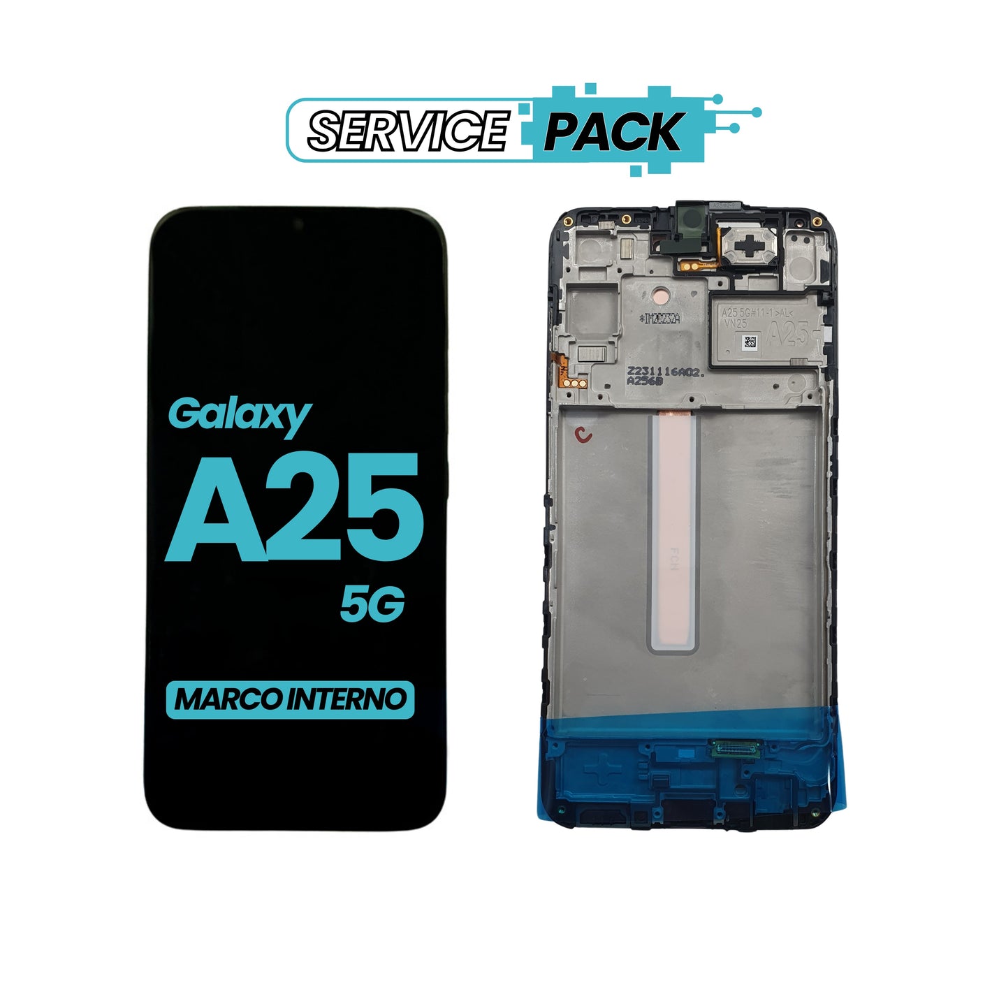 Display Samsung A25 5G (A256E) Pantalla Original SERVICE PACK