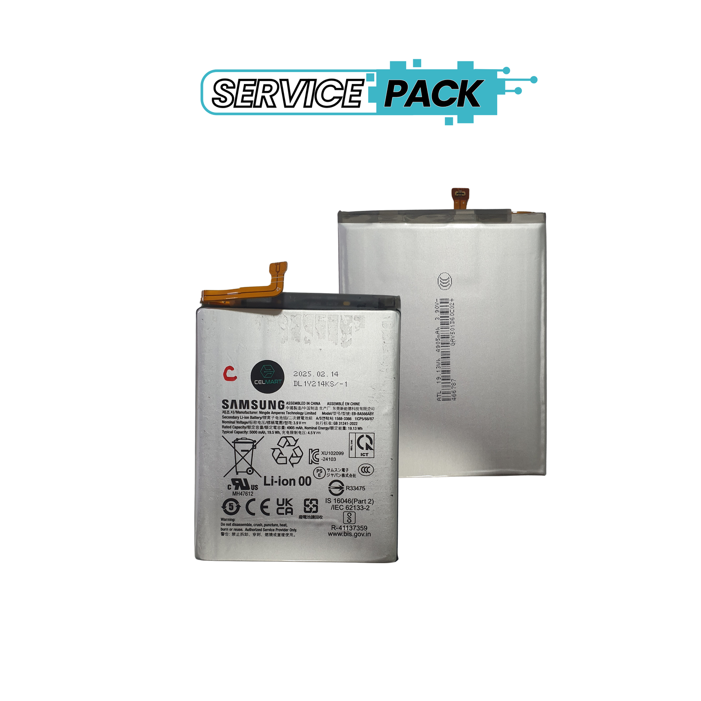 Batería Samsung A36 (SM-A366M) Original SERVICE PACK Seminuevo