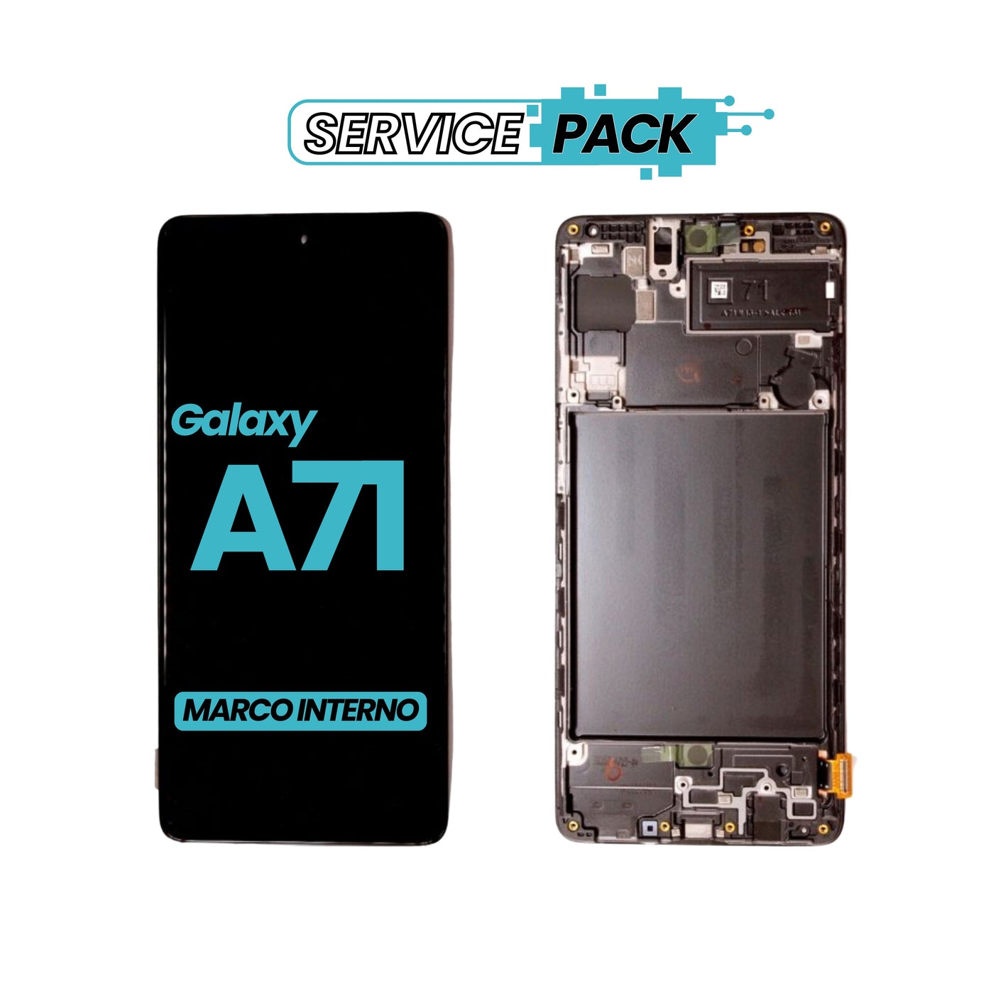Display Samsung A71 (A715) Pantalla Original SERVICE PACK
