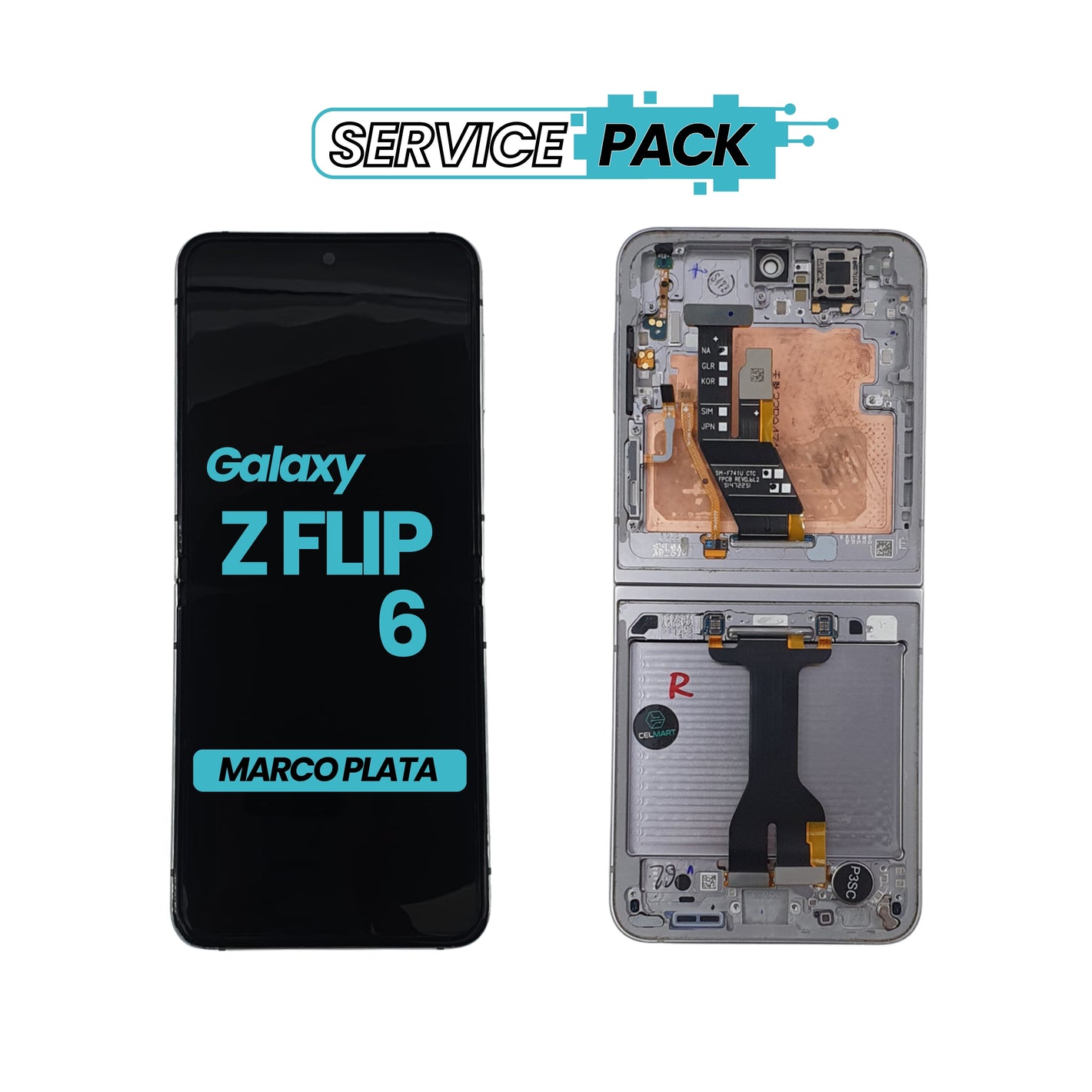 Display Samsung Z Flip 6 (SM-F741B) Original SERVICE PACK Seminuevo B